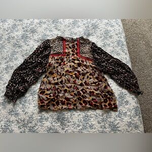 Anthropologie Printed Blouse
